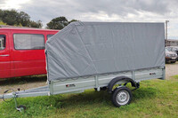 прицеп бортовой с каркасом и тентом, 300X150-750кг. прицеп бортовой с каркасом и тентом, 300X150-750кг.
