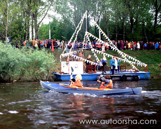 Орша, праздник водников 1987 год