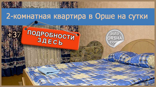 Чистая и уютная 2-комнатная квартира в Орше на сутки