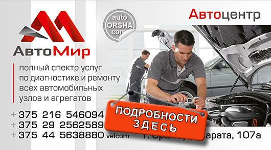 СТО «АвтоМир» в Орше